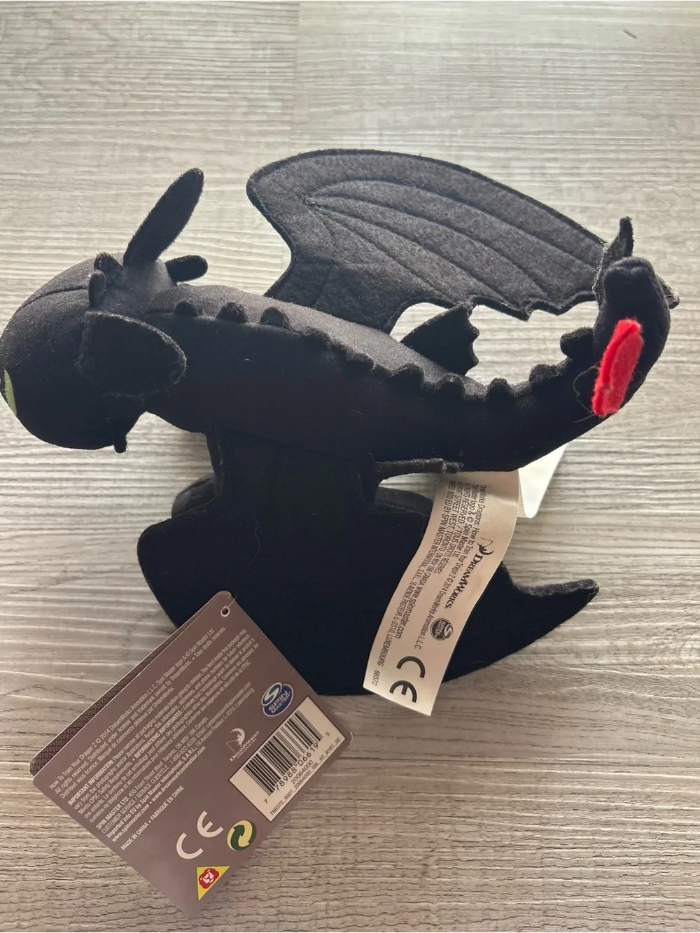 Dreamworks Toothless Dragon Plush 2014 NWT